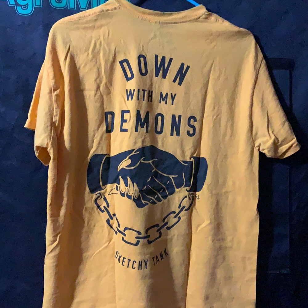 Down with my Demons Sketchy Tank Shirt